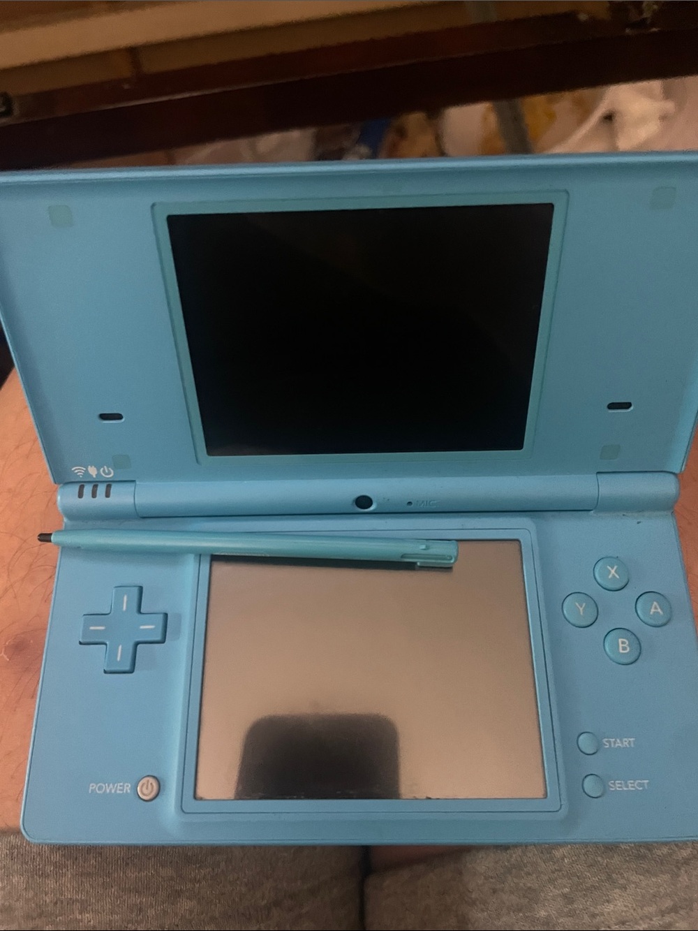 Nintendo DS Lite Turquoise Handheld Gaming System with Stylus